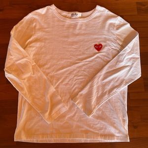 PLAY Comme des Garcons long sleeve shirt